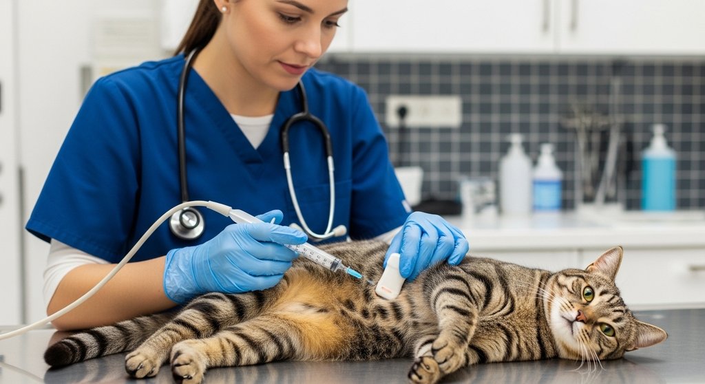 Infecção Urinária em Gatos: Como é Feito o Exame de Urina Veterinário e o Diagnóstico Preciso?