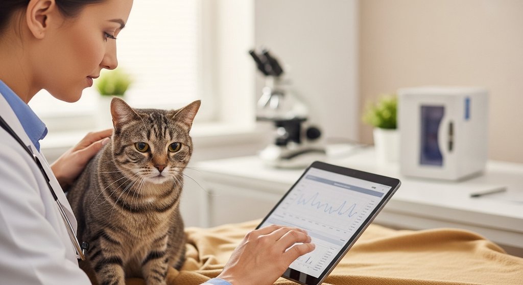 Insuficiência renal em gatos idosos: como identificar sintomas e interpretar exames de ureia e creatinina?